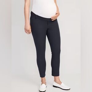 🌻Blue Maternity Pixie Side Panel Pants